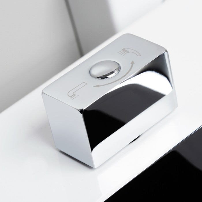 Смеситель для ванны с коротким изливом Aller 1060 WHITE WasserKRAFT арт. 1061W