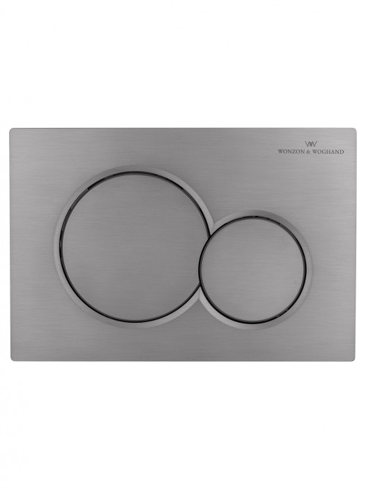 Кнопка смыва для инсталляции механическая, Wonzon &amp; Woghand, WW-IB232-BGM цвет: графит