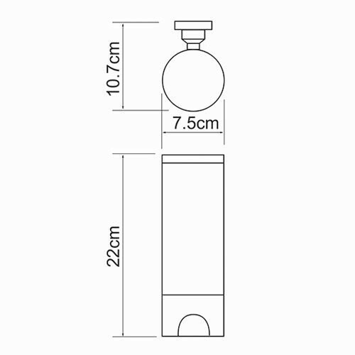 Диспенсер для ватных дисков WasserKRAFT арт. K-1079