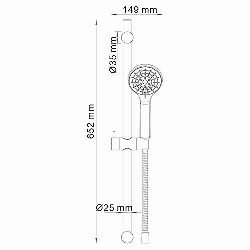 Душевая система WasserKRAFT арт. A064