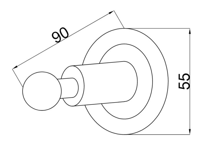 Крючок, Murano crystal, Boheme 10906-CRST-G