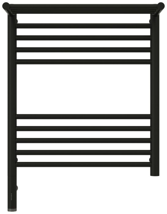 Сунержа Электрический полотенцесушитель 600x500, Богема 3.0 с 1 полкой, 31-5806-6050 цвет: матовый чёрный
