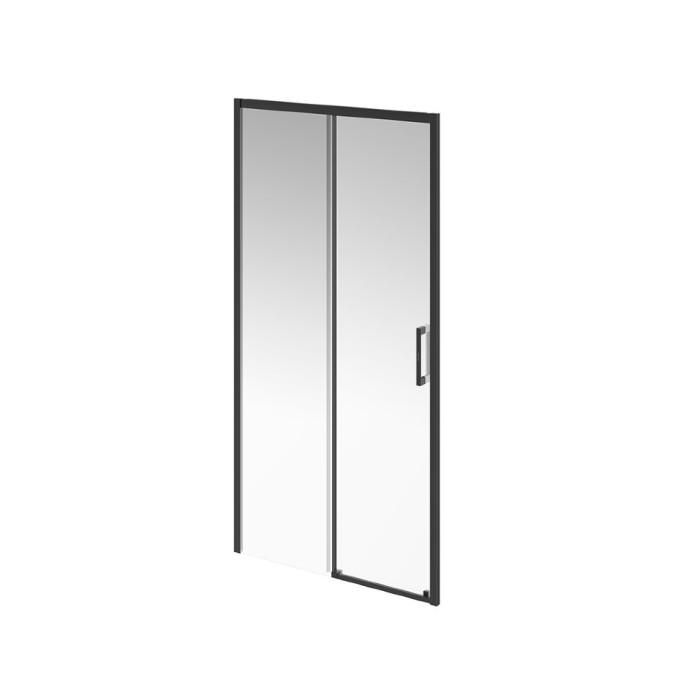 Душевая дверь раздвижная 100х195, Vetro Kerama Marazzi, черный - VE.100.SD.BLK.M