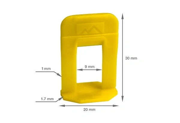 Зажим 1 мм (500 шт.), TLS-Profi арт. TLS42020