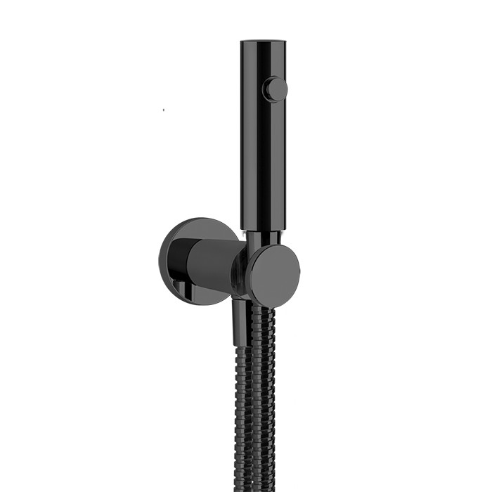 Комплект гигиенического душа, Gessi Cono, black metal brushed pvd арт. 45123#707