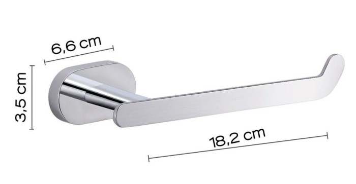 Бумагодержатель Bernina Gedy, BE24(13) цвет: хром