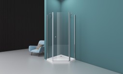 Душевой уголок 90x195 BelBagno, глянцевый хром, Etna арт. ETNA-P-1-90-C-Cr
