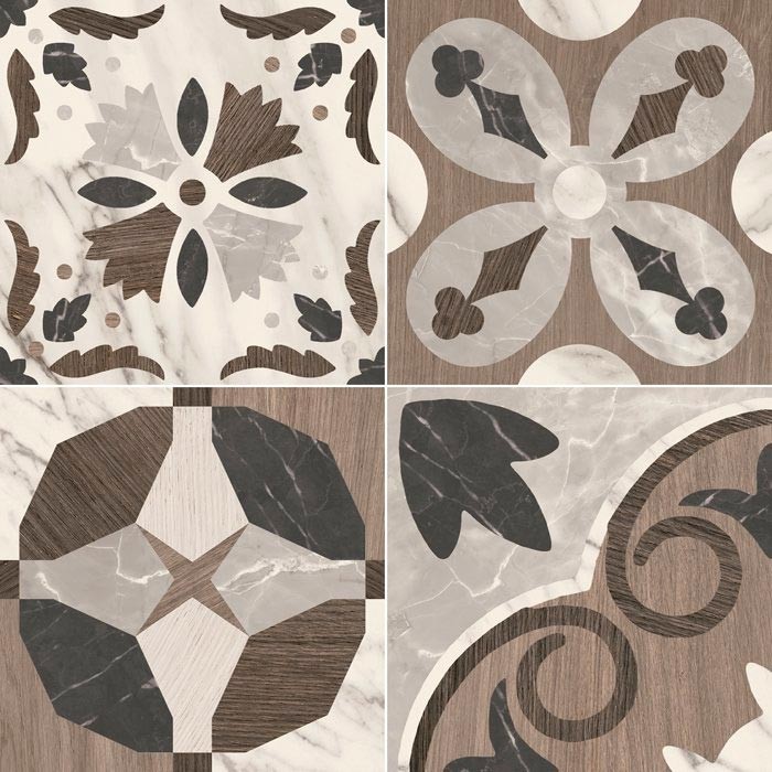 Плитка glam mix 20x20 SANT'AGOSTINO Intarsi арт. CSAIGLMX20