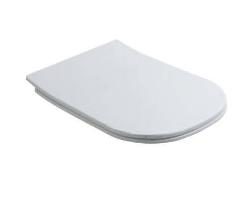 Сиденье с микролифтом и съемными петлями, тонкое для унитаза, Olympia ceramica Omnia, белый матовый арт. C9OMN11