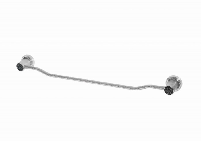 Держатель для полотенца black chrome, Boheme Royal cristal - 10922-CR-B
