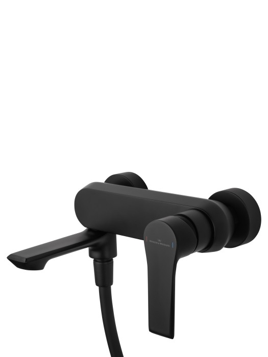 Смеситель для ванны с душем, Wonzon & Woghand Brilliant, WW-88037079-MB цвет: черный