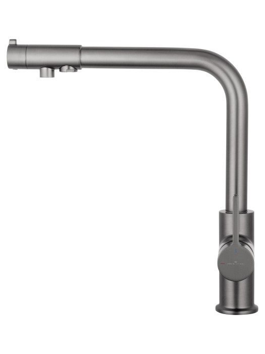 Смеситель для кухни c подключением фильтра, Wonzon & Woghand, WW-88458008-BGM цвет: графит