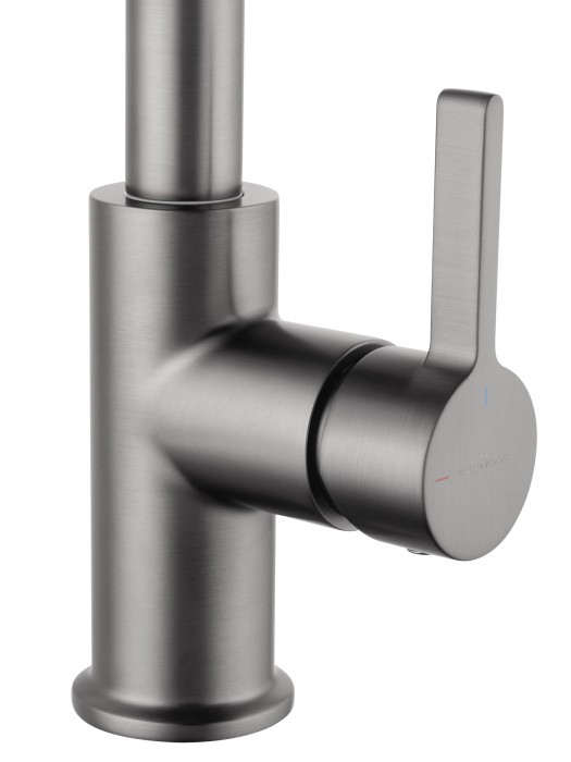 Смеситель для кухни c подключением фильтра, Wonzon & Woghand, WW-88458008-BGM цвет: графит