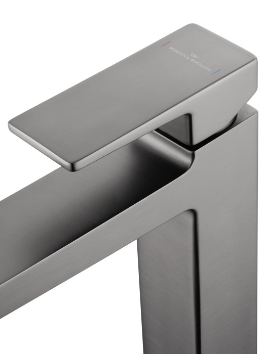 Смеситель для раковины высокий, Wonzon & Woghand Cube 2.0, WW-88019068-BGM цвет: графит