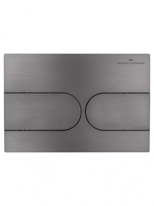 Кнопка смыва для инсталляции механическая, Wonzon &amp; Woghand, WW-IB233-BGM цвет: графит