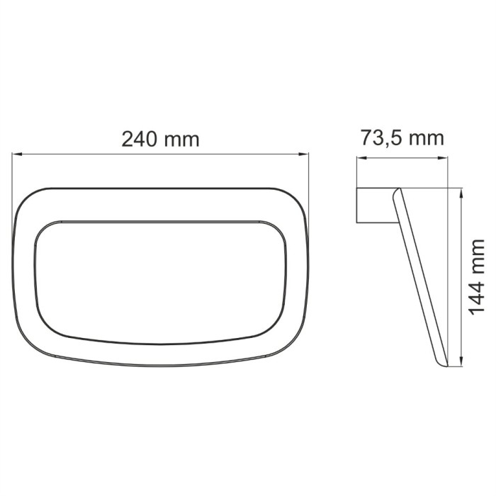 Держатель полотенец WasserKRAFT Elbe K-7200 арт. K-7260