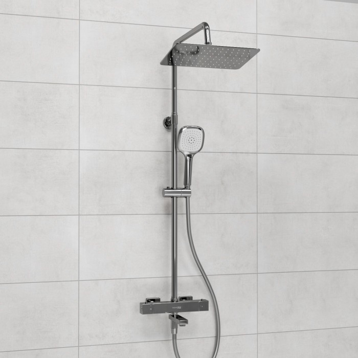 Душевая система с термостатическим смесителем WasserKRAFT арт. A199.069.065.087.CH Thermo