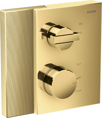 Термостат для душа Edge Axor, полированное золото арт. 46751990