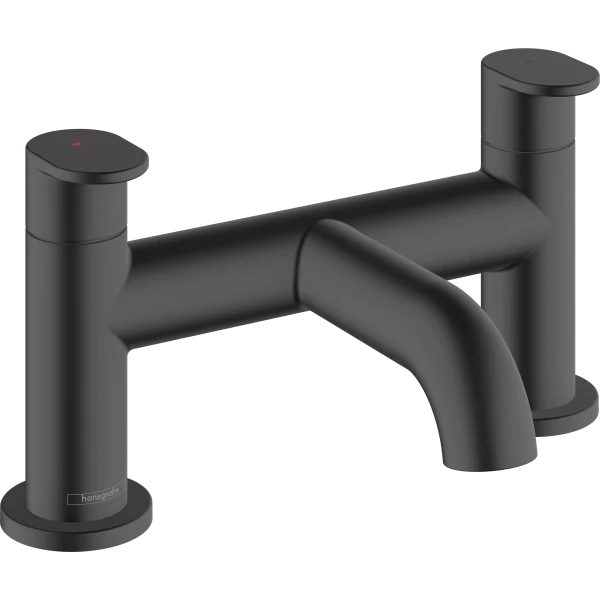 Смеситель для ванны на 2 отверстия, Hansgrohe Vernis Blend, черный арт. 71442670