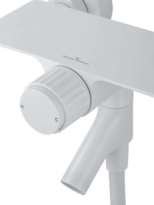 Смеситель для ванны с душем, Wonzon & Woghand Click, WW-FE05L221-MW цвет: белый
