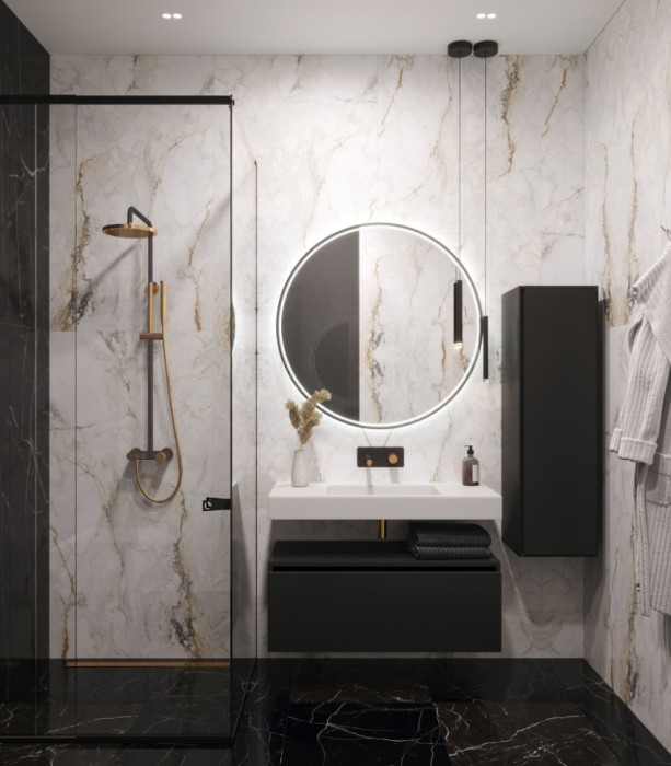 Столешница моноблок st 100см (1004x452x100), Boheme Flat - 888-100