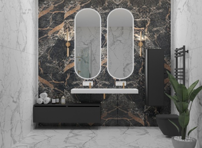 Ящик под столешницу 140см grey glossy vallessi uno-s, Boheme Flat - 897-140-A glossy