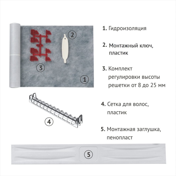 Душевой лоток BERGES напольный SUPER Slim 1000 нержавеющая сталь, золото глянец, S-сифон D50, арт.092155