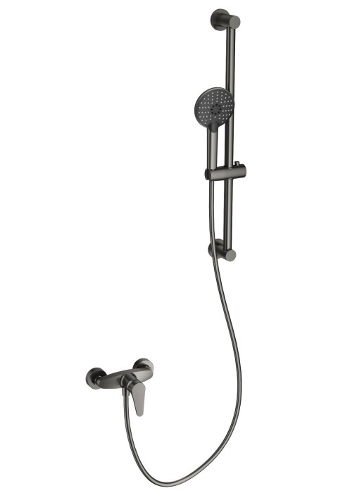 Смеситель для душа с гарнитуром, Wonzon &amp; Woghand, WW-AE3103-BGG цвет: графит
