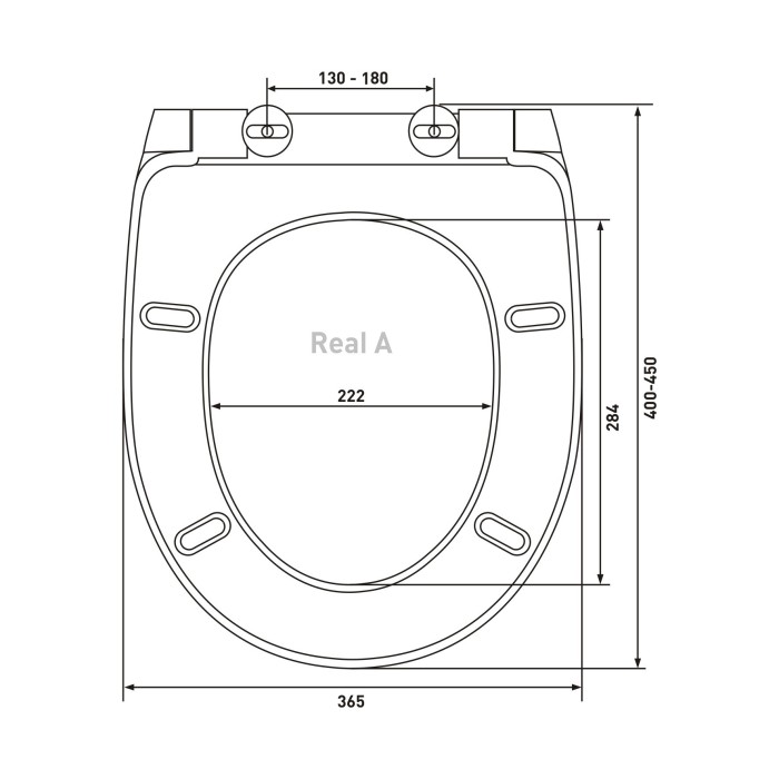 Сиденье для унитаза Berges Real a  арт. 010301