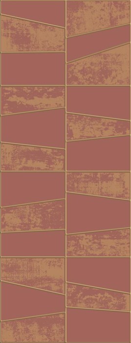 Декоративная плитка кер. City colors cgt бордовый l23х60 GLOBAL TILE City colors арт. Д216042-1