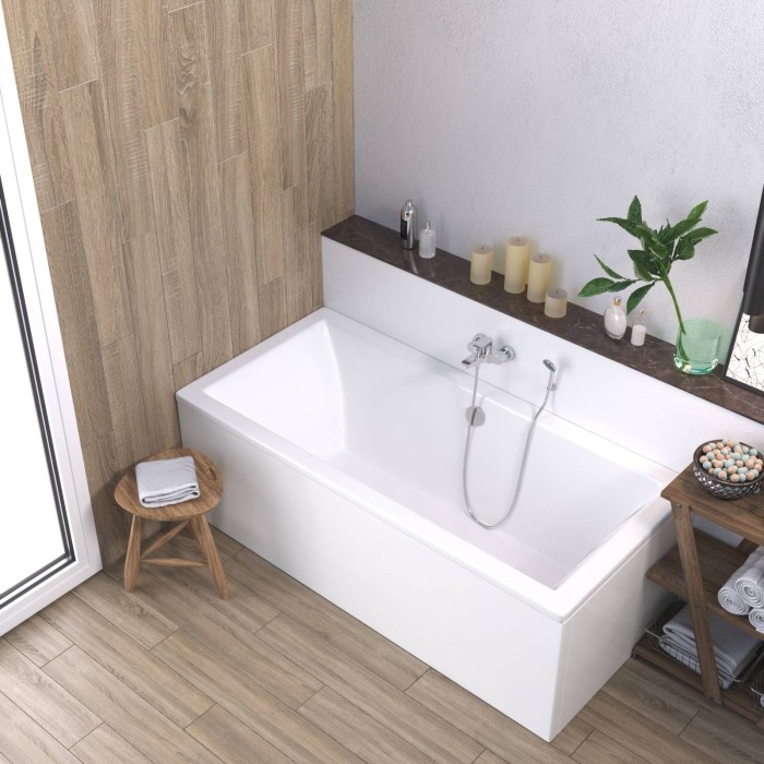 Ванна 180x80, акриловая, BERGES Tari арт. 050029