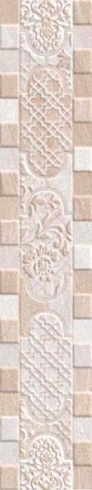 Бордюр беж 1 7.5x40 GLOBAL TILE Ternura арт. 10212001903
