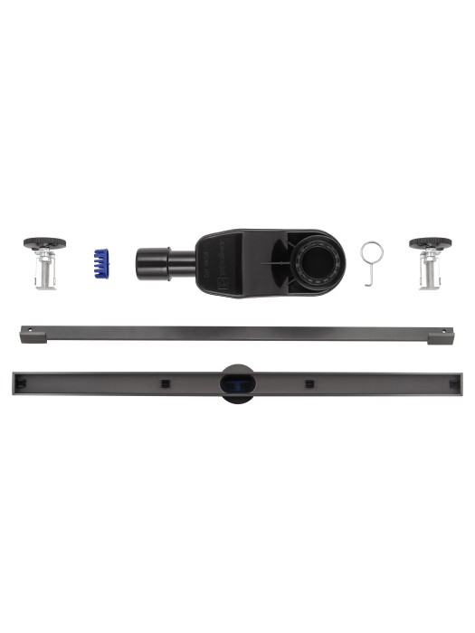 Душевой трап 60 см, Wonzon & Woghand, WW-65406T-GM цвет: графит