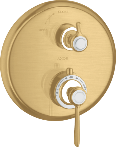 Термостат для душа Montreux Axor, шлифованное золото арт. 16801250