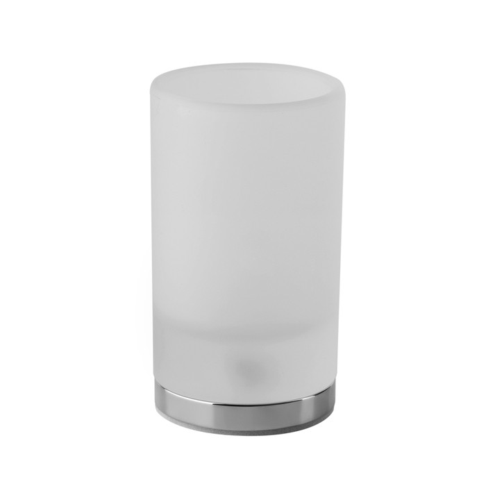 Стакан для зубных щеток настольный, сатинированное стекло, Gessi Emporio accessories, хром арт. 38833#031
