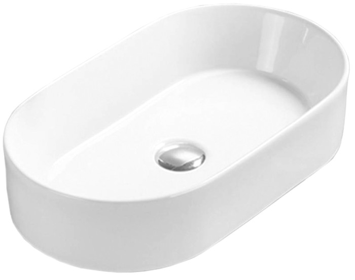 Раковина накладная 600х380х130 белая, Azario - AZ-78330D