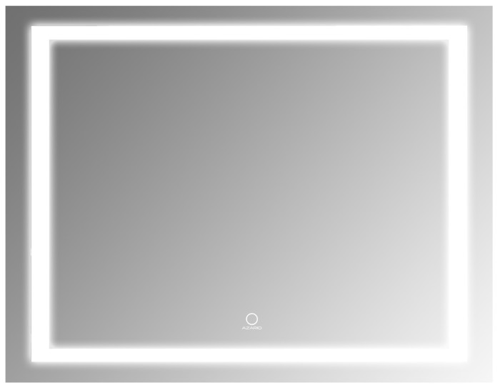 Зеркало 800х600 подсветка, сенсорный выключатель с функцией диммера, Azario Viva - AZ-Z-046-1CS