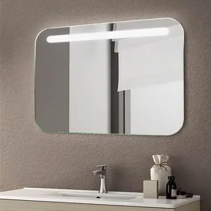 Зеркало Веста-2 800х550 c подсветкой и диммером, сенсор выкл+подогрев, Azario Веста - LED-00002257