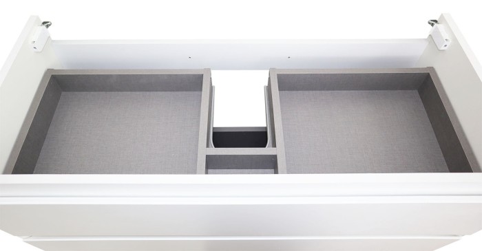 Тумба 100 1000х450х660 подвесная, с раковиной Slim 100, белый матовый, Azario Velluto - CS00088604