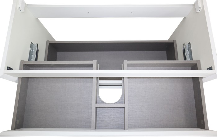 Тумба 100 1000х450х660 подвесная, с раковиной Slim 100, белый матовый, Azario Velluto - CS00088604