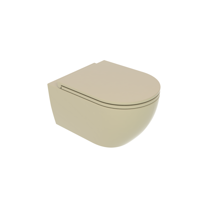 Чаша подвесного унитаза медовый матовый, GSG Ceramic Design Like, LKWCSO016