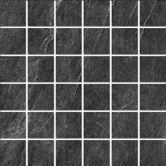 Плитка antracite mosaico nat rett (5x5) 30x30 COEM Ceramiche Cardoso арт. PC0MS5R
