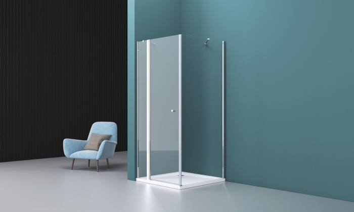 Душевой уголок 90x195 BelBagno, глянцевый хром, Etna арт. ETNA-A-12-90-C-Cr