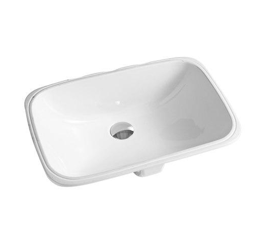 Раковина Hidra Ceramica One Shot A118 55х38см встраиваемая, цвет белый арт. A118.001