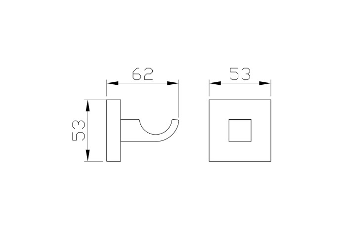 Крючок для ванной, Wonzon & Woghand Polo, WW-8915-DG цвет: золото
