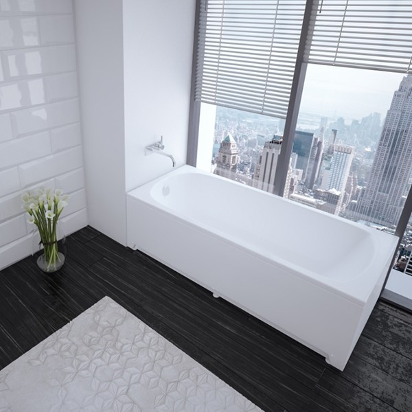 Акриловая ванна 170x75 без гидромассажа Aquatek Ника арт. NIK170-0000001