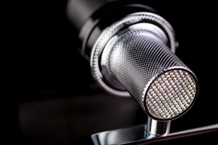 Стакан настенный black chrome, Boheme Royal cristal - 10924-CR-B