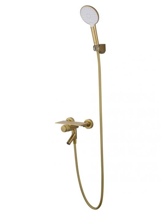 Смеситель для ванны с душем, Wonzon &amp; Woghand Click, WW-FE05L221-BG цвет: золото