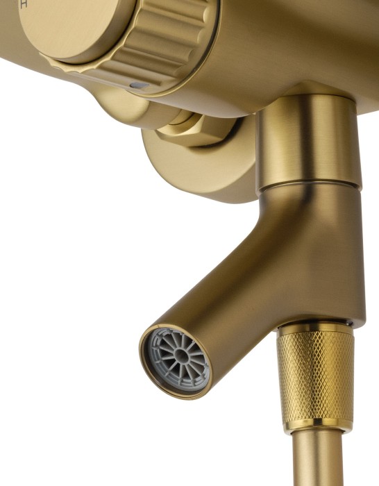 Смеситель для ванны с душем, Wonzon & Woghand Click, WW-FE05L221-BG цвет: золото