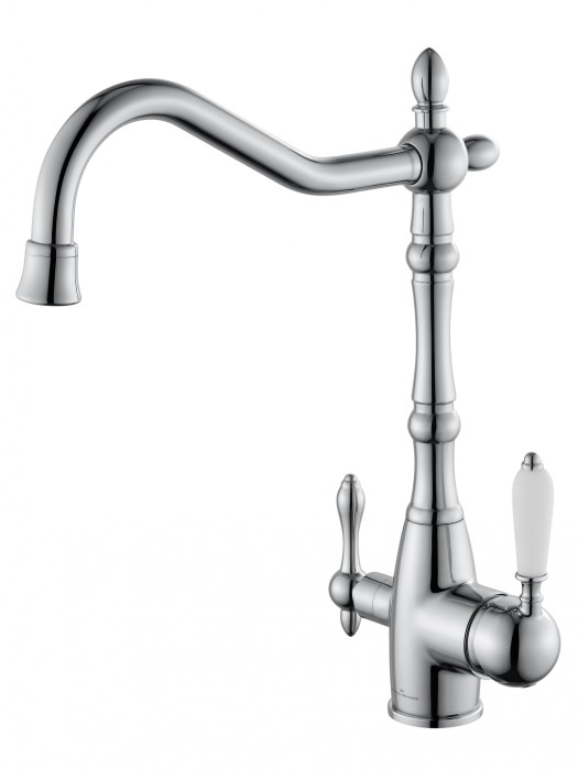 Смеситель для кухни c подключением фильтра, Wonzon &amp; Woghand, WW-88458006-CR цвет: хром